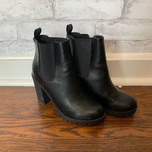 Chunky Heeled Booties